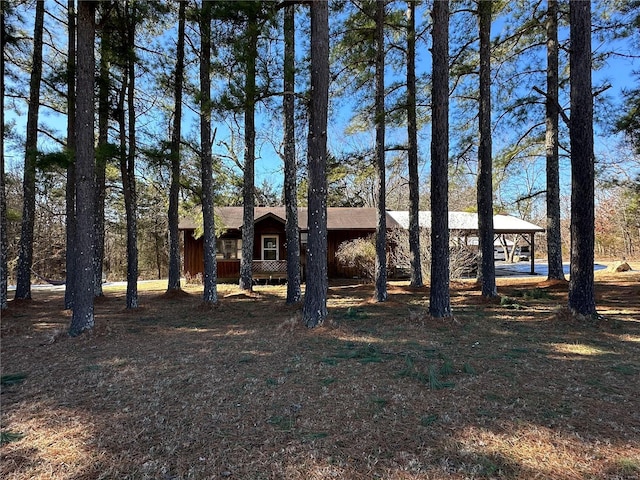 view of front of home