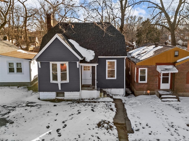 view of bungalow-style home