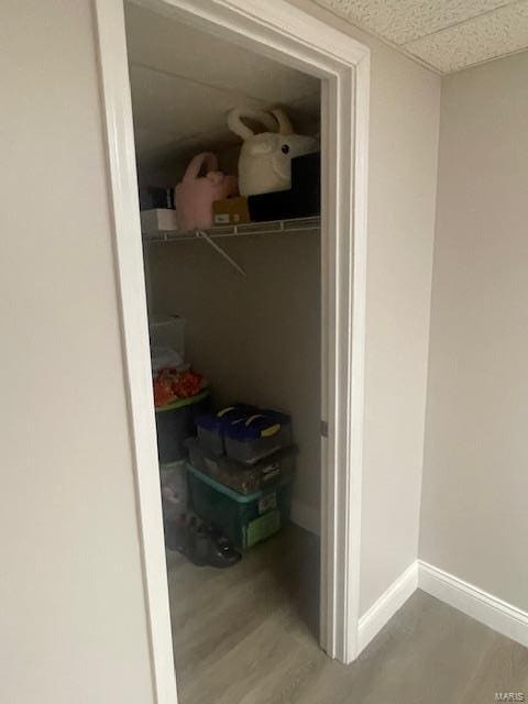 view of closet