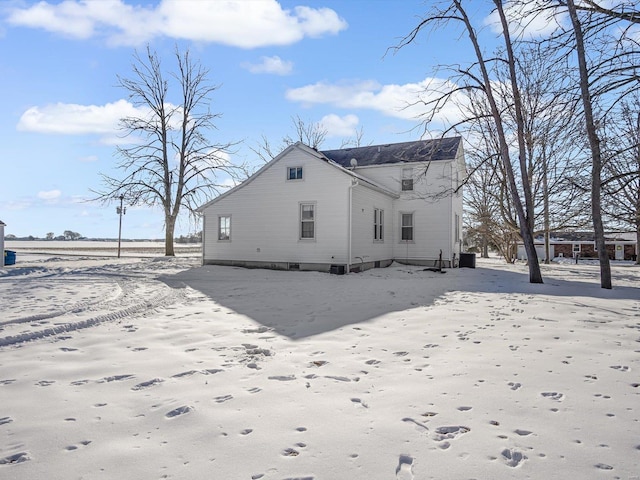 view of side of property