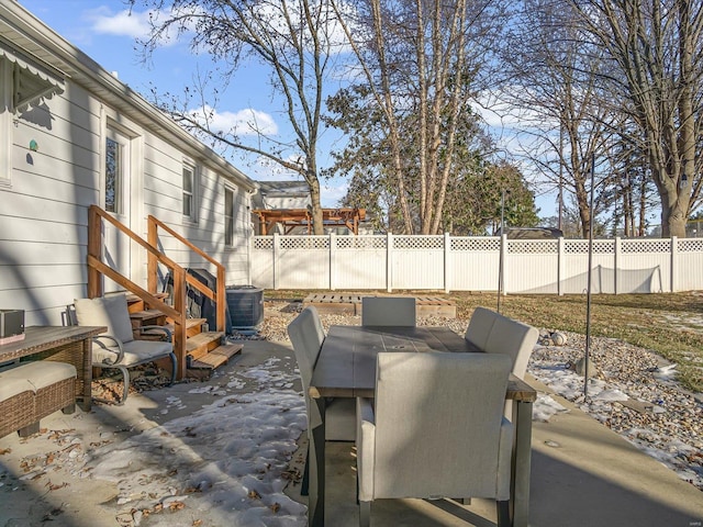 view of patio