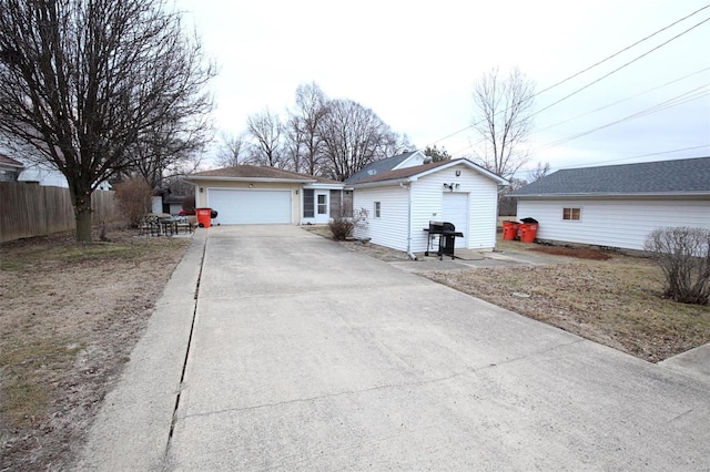 view of ranch-style house