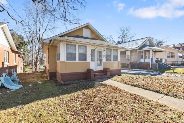 view of bungalow-style home