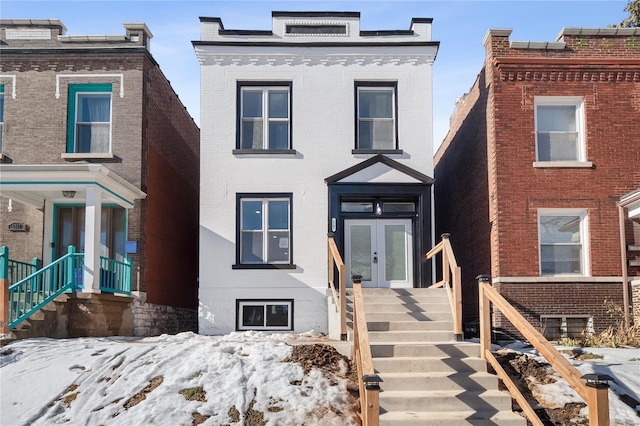 view of front of house featuring french doors