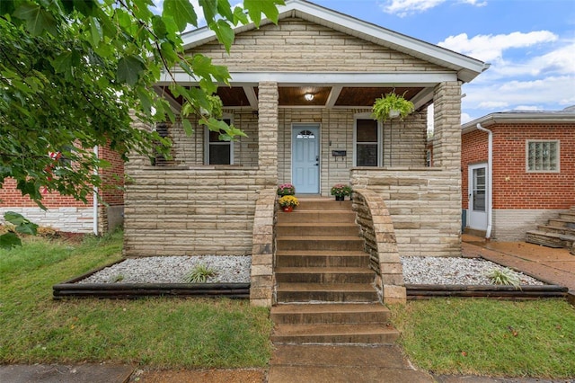 view of bungalow-style house