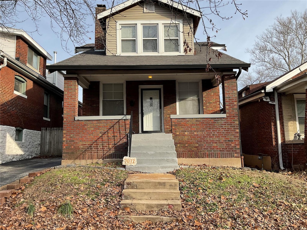 view of front of home