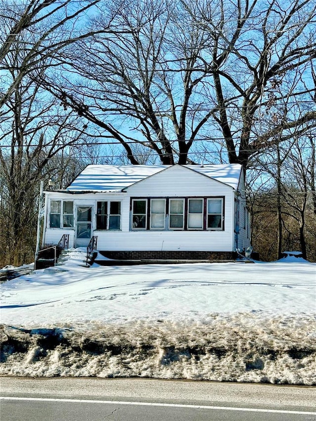 view of front of home