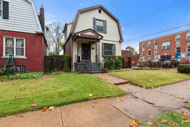 front of property featuring a front yard