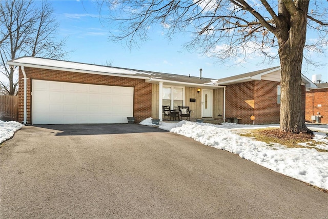 ranch-style house with a garage