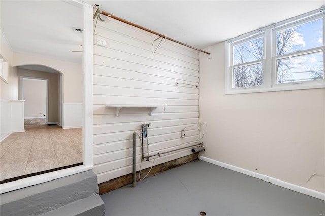 view of laundry area