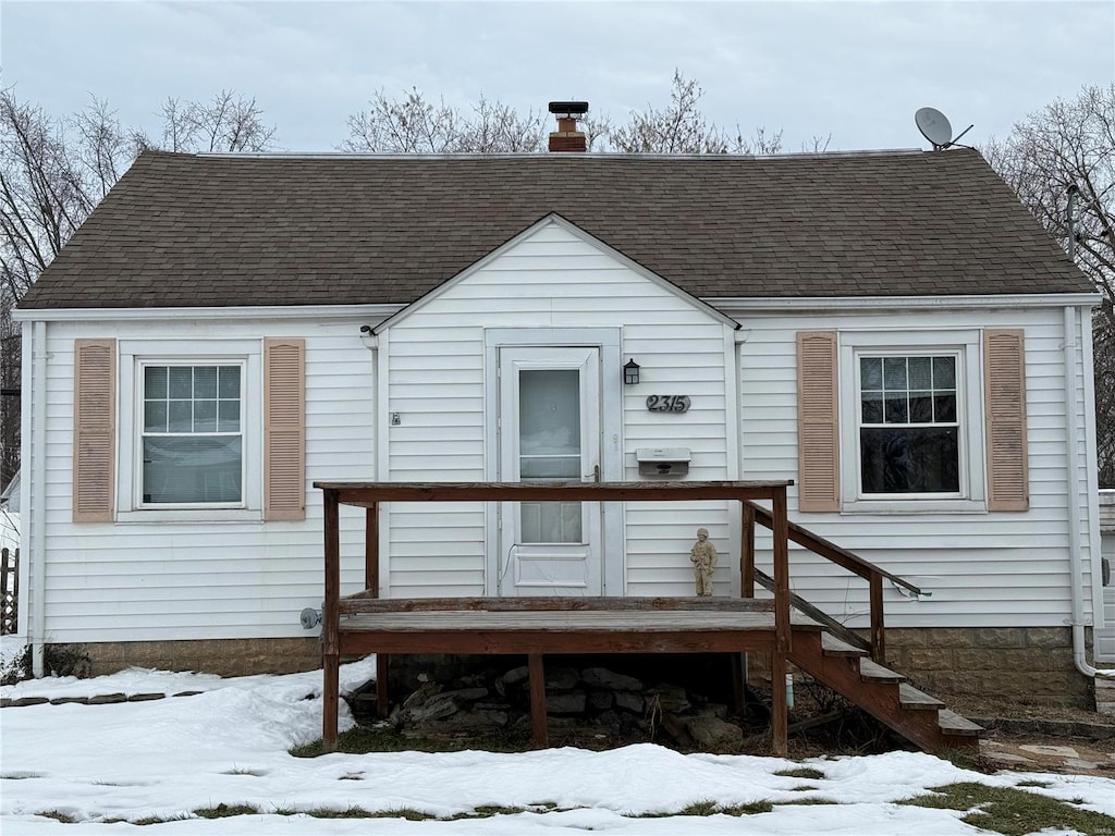 view of front of house