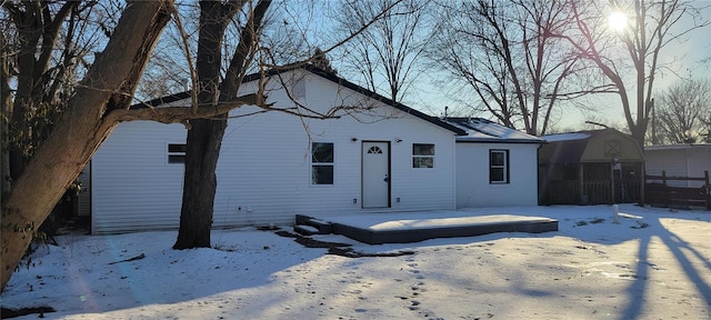 view of front of home