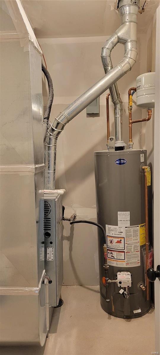 utilities with gas water heater