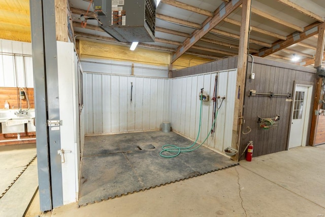 view of horse barn