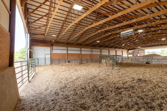 view of horse barn