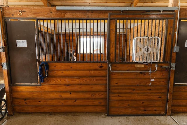 view of horse barn