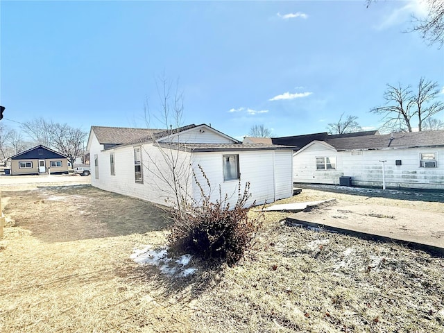 view of back of property