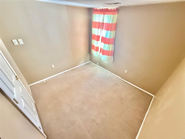 empty room with carpet floors