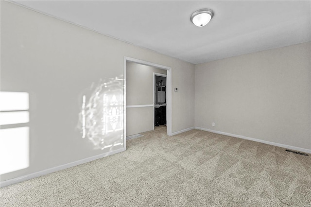 empty room with light carpet