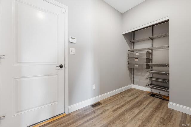 interior space with wood-type flooring