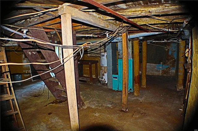 view of basement