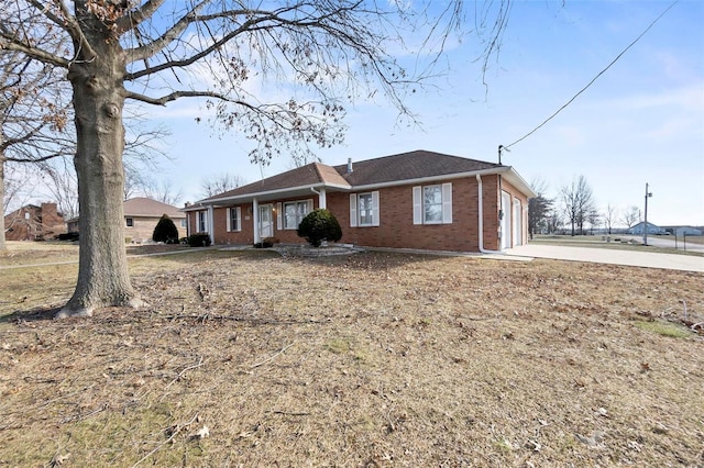 ranch-style house with a garage