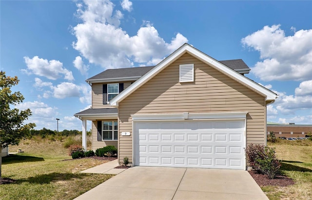 view of front of house featuring a front yard