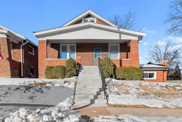 view of front of home featuring a porch