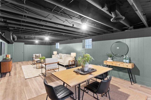 dining room featuring hardwood / wood-style flooring