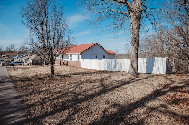 view of side of home