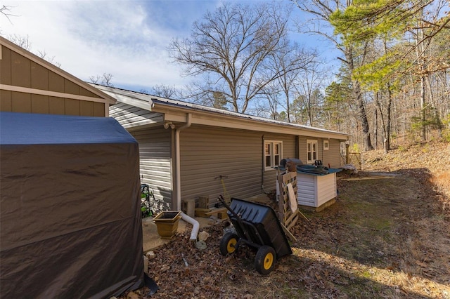 view of side of property