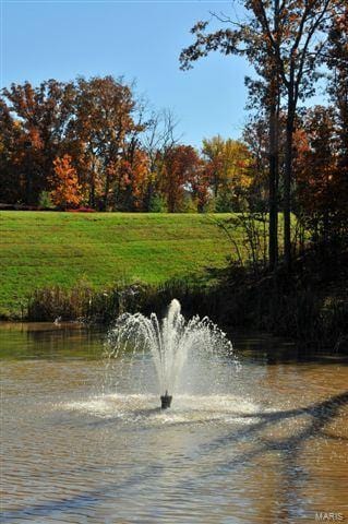 view of water feature