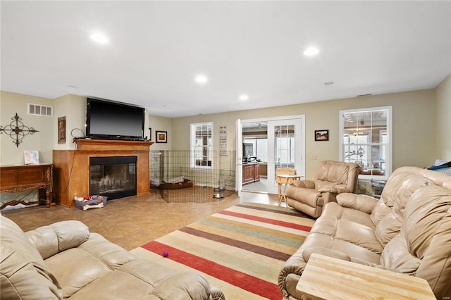 view of living room