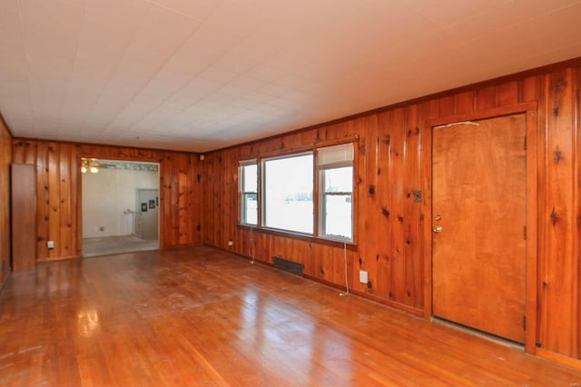 interior space featuring light hardwood / wood-style floors