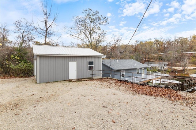 view of outbuilding