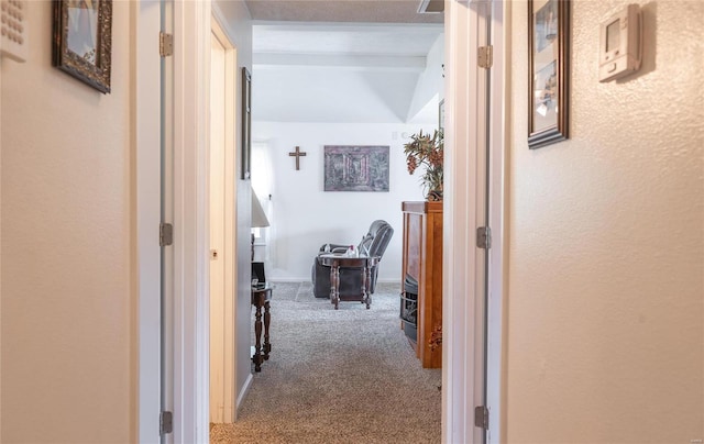 corridor featuring carpet