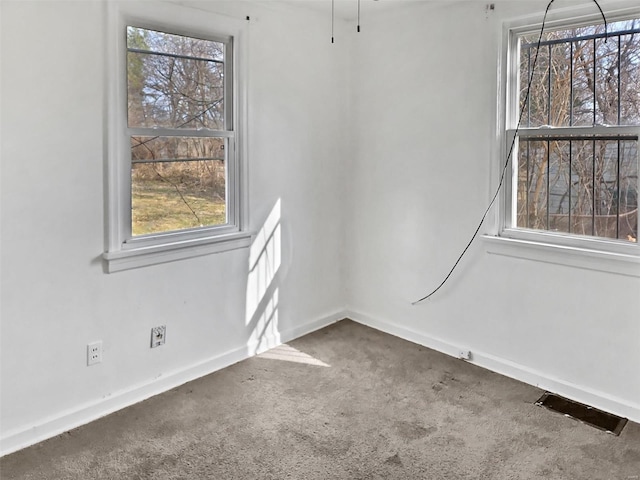 empty room featuring carpet