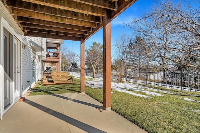 view of patio