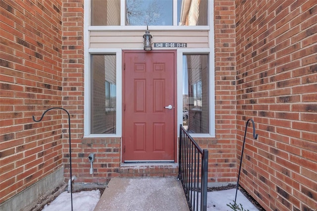 view of entrance to property