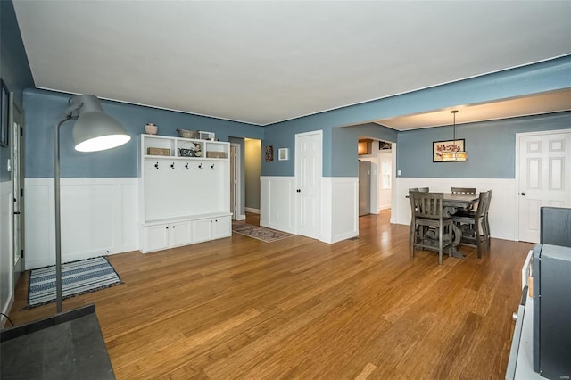 interior space featuring hardwood / wood-style flooring