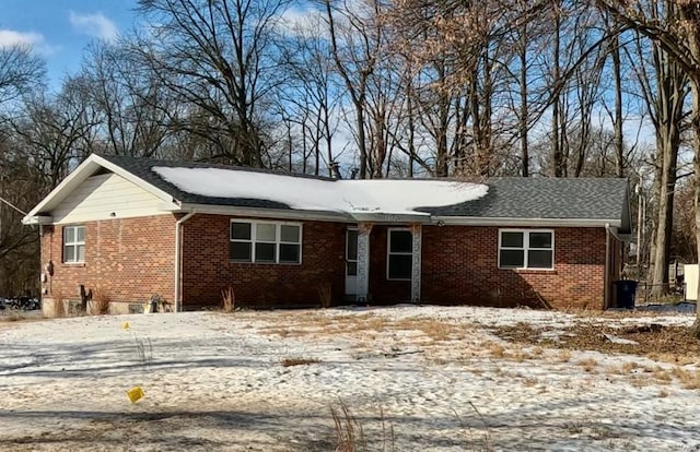 view of ranch-style house