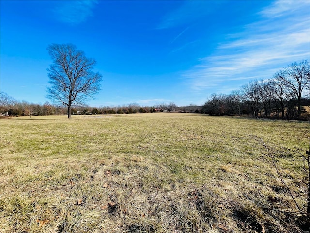 view of nature featuring a rural view