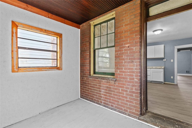 view of patio with covered porch