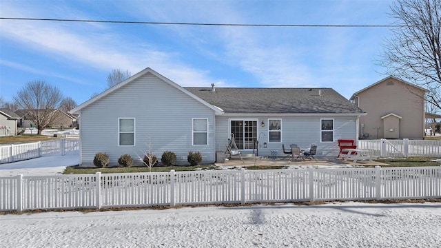 view of rear view of house