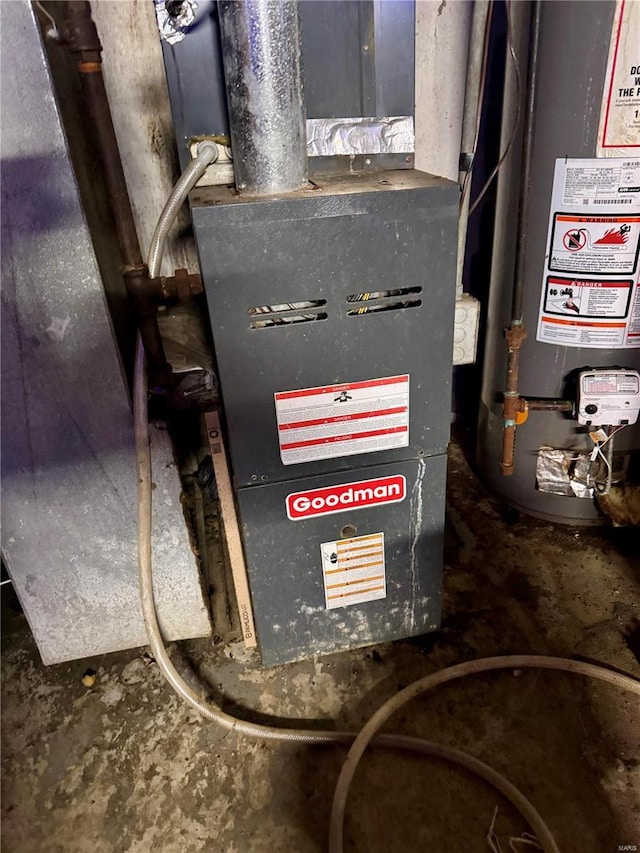 utilities with gas water heater