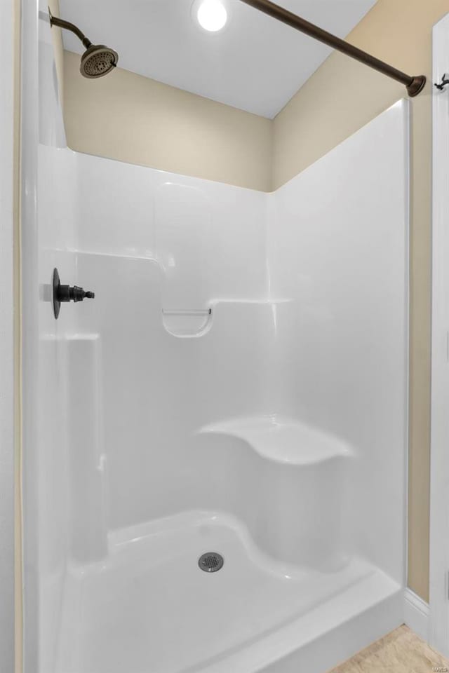 bathroom with walk in shower