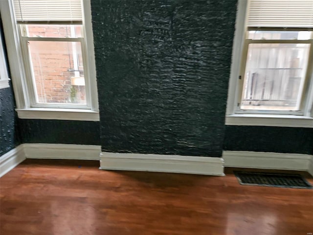 interior space featuring hardwood / wood-style flooring