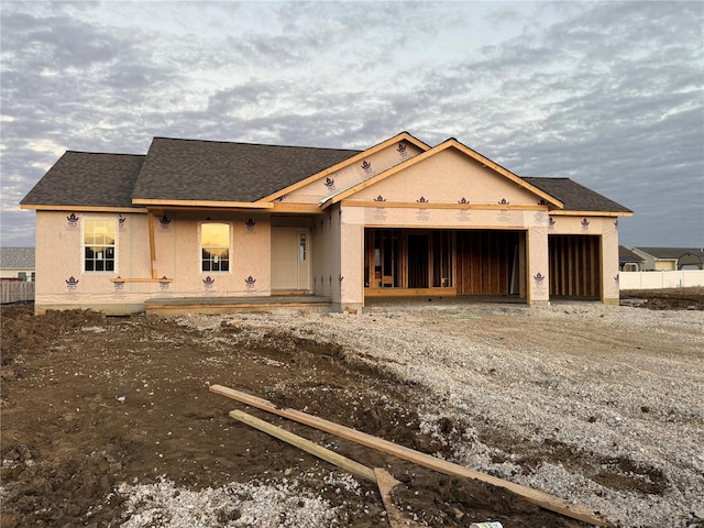 view of property under construction