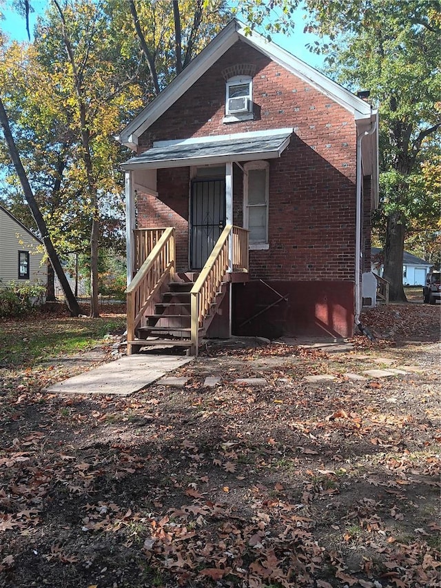 view of front of property