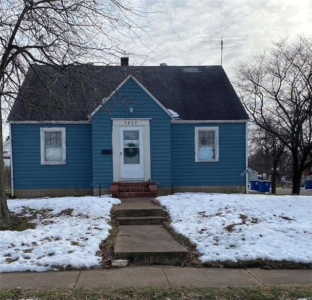 view of bungalow